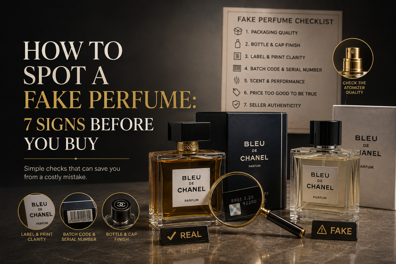How to Spot Fake Perfume