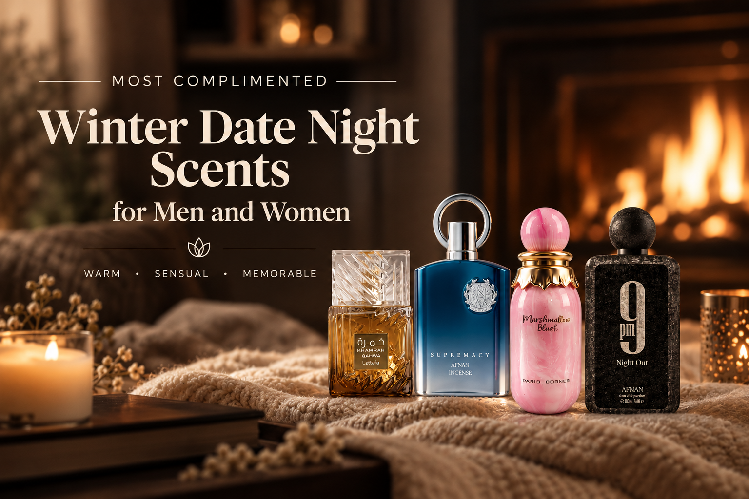 Most Complimented Winter Date Night Scents for Men and Women
